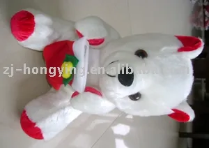 Christmas bear plush toy