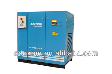 37kW oil free screw air compressor manufacturers