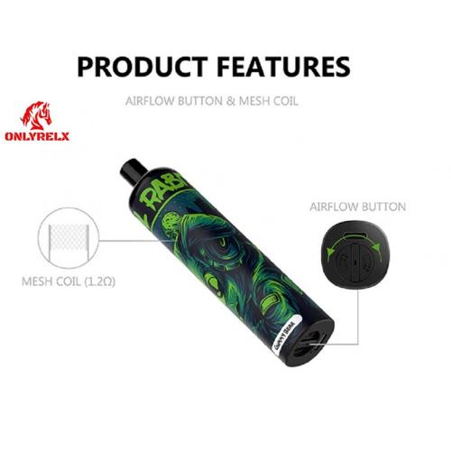 Vape Pods Onlyrelx OEM Disposable e-cigarette Onlyrelx customized 5000puffs Factory