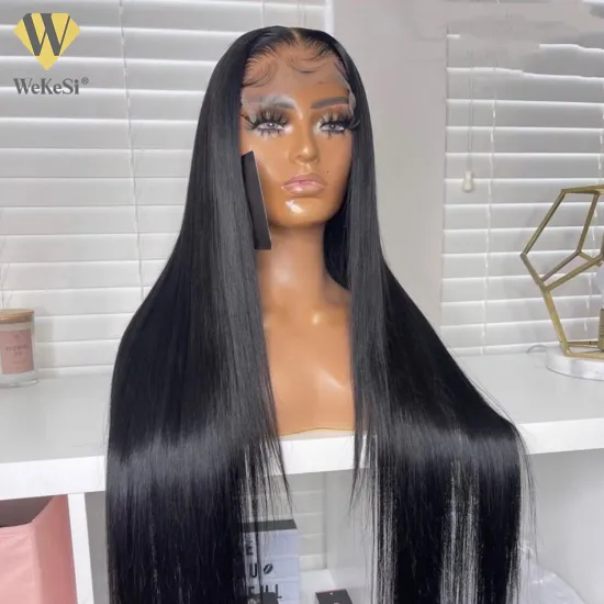 Women Wig Human Hair Transparent Lace,wholesale Transparent Lace Virgin Wig Vendors,100% Human Hair Preplucked Frontal Wig