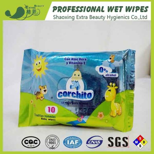 Cuidado de higiene de bambú al por mayor Comfort Baby Wet Wipes