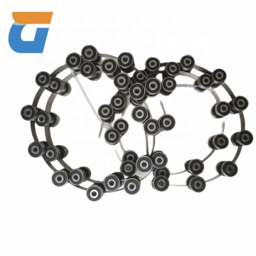 Accessoires d'ascenseur de chaîne rotative d'origine: 24 section Escalator Chain et 17 Section Pulley Group