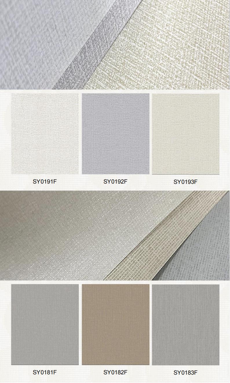 Natural dye nonwoven wallpaper roll