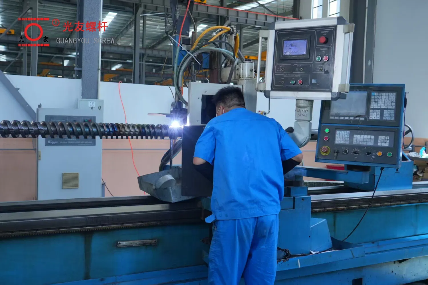 Mataas na pagganap na bimetallic screw at bariles para sa plastic extruder