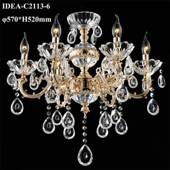wrought iron chandeliers candle crystal lighting