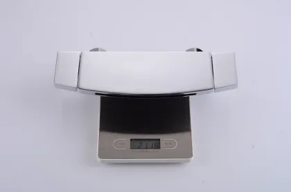 Cosygrace Wall-Mounted Chrome Waterfall Bathtub Faucet