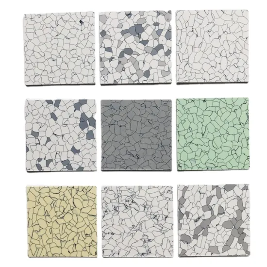 China Vinyl Homogeneous Conductive PVC Tile for ESD Flooring in Clean Rooms
