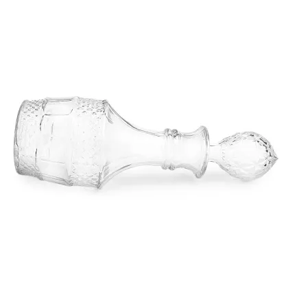 Crystal Whiskey Decanter Clear Glass Decanter Set
