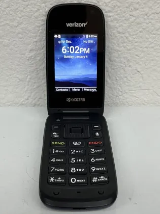 Kyocera Cadence S2720 Blue 16GB Unlocked Flip Phone for Verizon