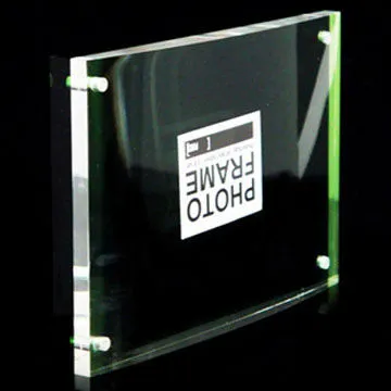 Magnet Photo Frames, Made of Acrylic Material, Various Designs and Colors Available