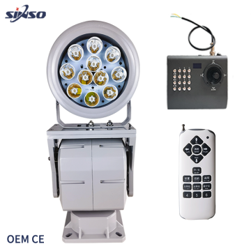 SASSO RS485 Joystick dikawal 1000m jarak jauh SMD 5050 LED Searchlight untuk pagar dan teres