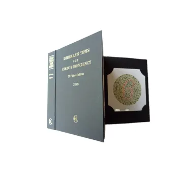 Ophthalmic Eye Exam: Colour Vision Ishihara Test Book with 38 Plates