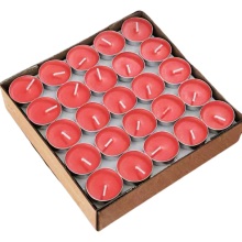 Scented tea light candle customized color 100pcs