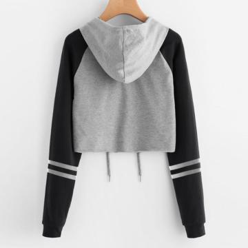 Sweatshirt Casual Lengan Panjang Cetak Wanita