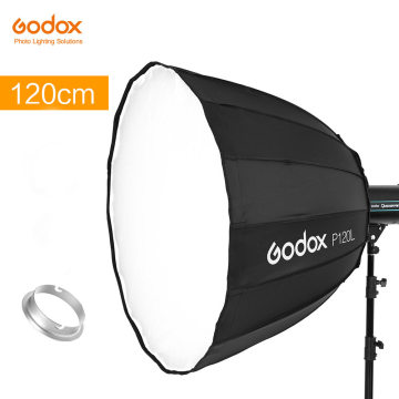 Godox Portable P120L 120CM Deep Parabolic Softbox for Elinchrom Mount