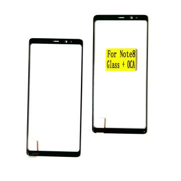 Verre de verre avant Kuli Remplacement du bord incurvé extérieur pour Samsung Note 8