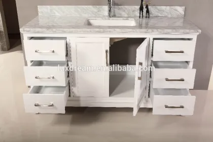 30'' living room bathroom furniture cabinets with marble top
