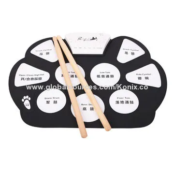 Konix Silicone Roll-up Drum Kit for Children