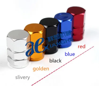 Colorful Car Aluminum Alloy Wheel Tire Valve Stem Covers
