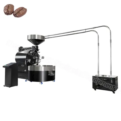 Industrial 60KG Coffee Roaster Machine - Hot Air Coffee Roaster 50kg Industrial Coffee Bean Roaster