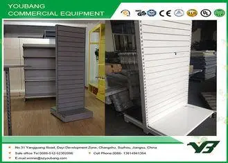 Shopping Mall , Supermarket Slatwall Shelf for display  gar