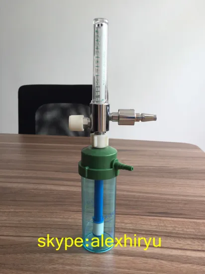 Oxygen Flowmeter with Humidifier Bottle