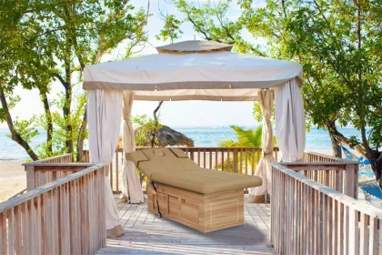 Simple Wood Massage Bed(D14916)