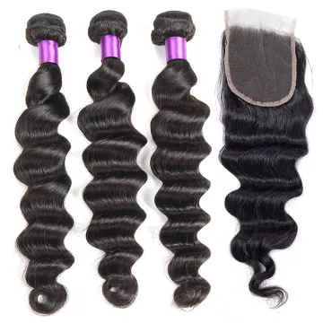 Hair bundles with lace closure raw cuticle aligned virgin human hair vendors wholesale cambodian raw packet hair with closure
