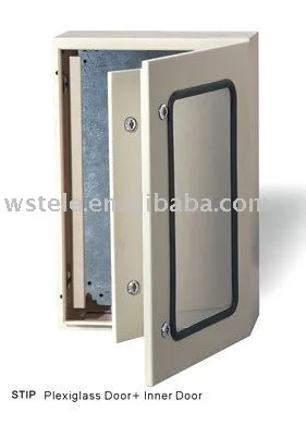 Plexiglass door and Inner door metal distribution box
