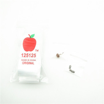 Clear Mini Apple Brand Ziplock Baggies