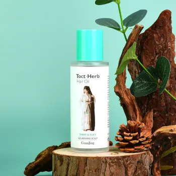 Guanjing Natural Herbal Hair Oil for Damage Repair and Scalp Nourishment