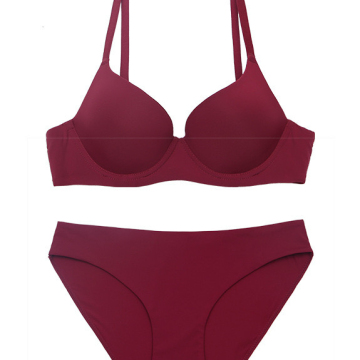 Summer Collection: Invisible Underwear, Lightweight Bra Set with Front Buckle and Beautiful Back Design, Perfect for Big Chest, Soft and Non-Trace Underwire Bra Set
