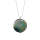 Natural Gemstone Agate Necklace with Silver Chain