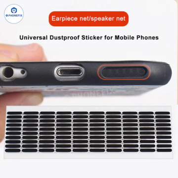Splash-Proof & Dustproof Speaker Sticker – Universal Protection for All Phones