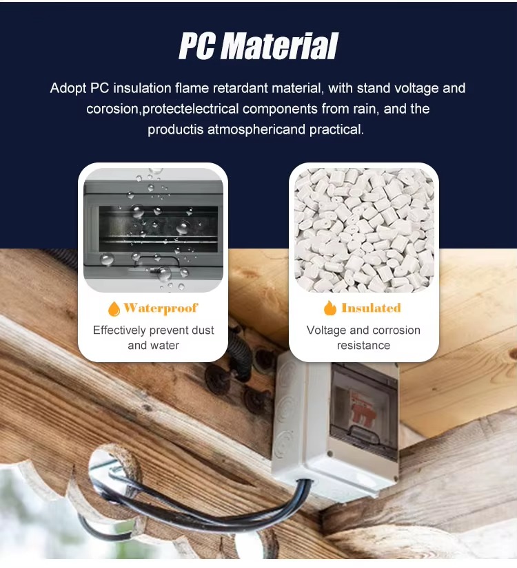 Abs Plastic Power Distribution Outbox Box4