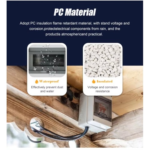 IP65 HT8 WAY Waterproof Electricity Breaker Module Box