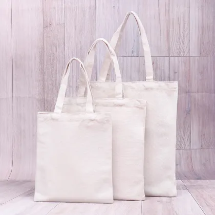 Wholesale Eco-Friendly Canvas Cotton Tote Bags: Recycled Cotton Shopping Bags & Organic Cotton Grocery Bags