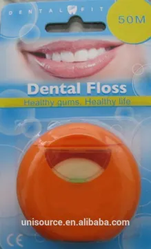 Blister card pack dental floss