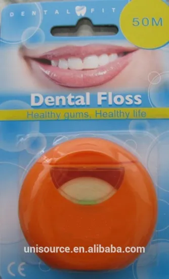 Blister card pack dental floss