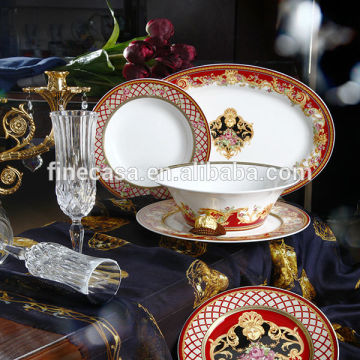 20 Pieces Euro Style Bone China Wedding Dinner Set