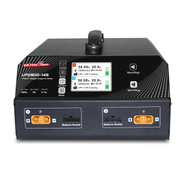 Ultra Power UP2800 charger 2800W AC 220V 6S-14S Lipo/LiHV/Intelligent Battery Balance Charger for agricultural drone big drone
