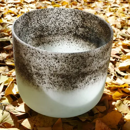[Discount]Obsidian and Milky Way Ore Crystal Singing Bowl