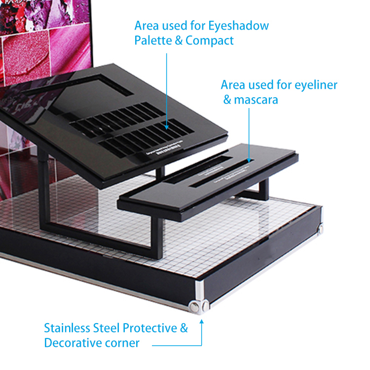 acrylic cosmetic display stand