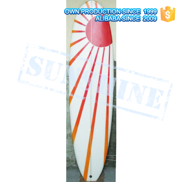 Minimal PU board Surfboard Sunshine Minimal with surfing fins