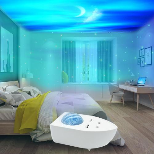 Boat style LED starry night light