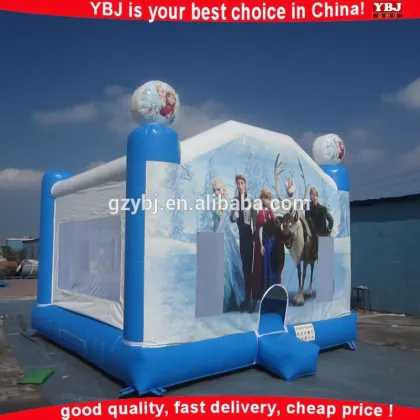 GuangZhou inflatable frozen boucner,frozen moon bounce,frozen bounce house