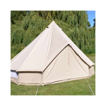 Supply Family Canvas Tent Camping Bell Tent with Chimney Jack