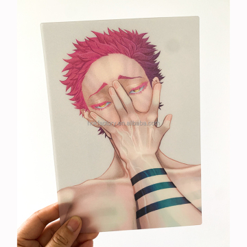 Wholesale Custom 148x210mm Kpop 3D PVC Lenticular Photocards