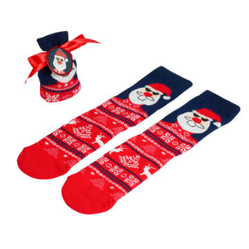 Calcetines de algodón de Navidad personalizados calcetines familiares