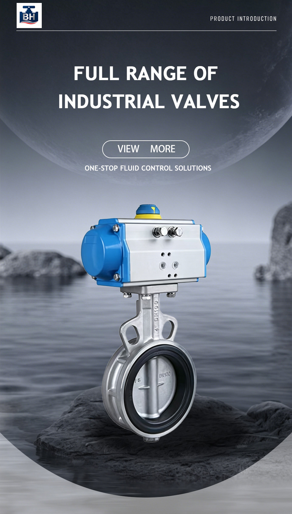 16.Pneumatic Rubber , PTFE Lined Butterfly Valve 000